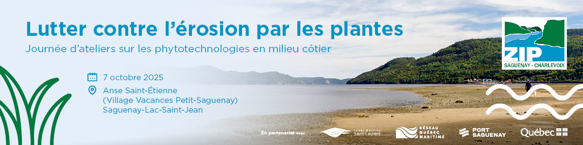 You are currently viewing Événement : Lutter contre l’érosion par les plantes – Journée d’ateliers sur les phytotechnologies en milieu côtier